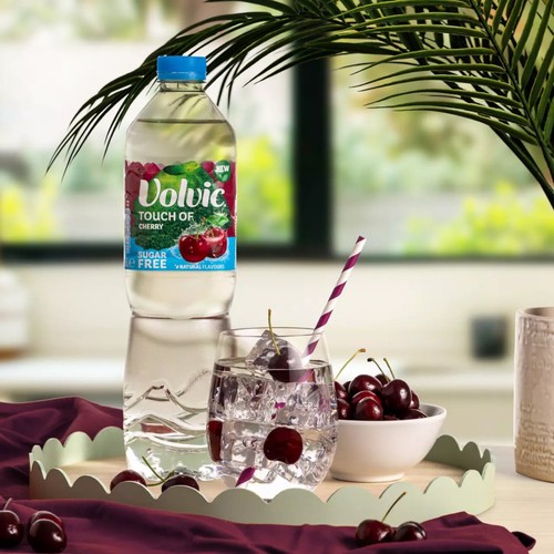 Volvic Touch of Fruit Sugar Free Cherry Flavoured Water