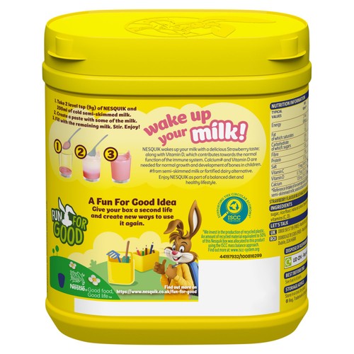 Nesquik Strawberry Milkshake Tub