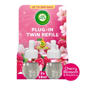 Airwick Cherry Blossom & Raspberry Liquid Electrical Twin Refill