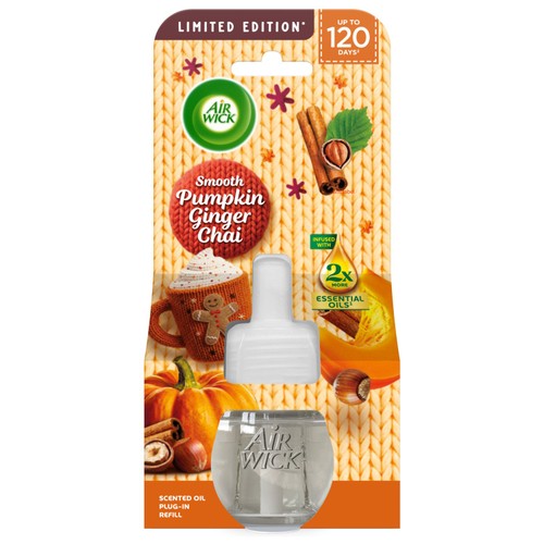Airwick Smooth Pumpkin Ginger Chai Liquid Electrical Single Refill
