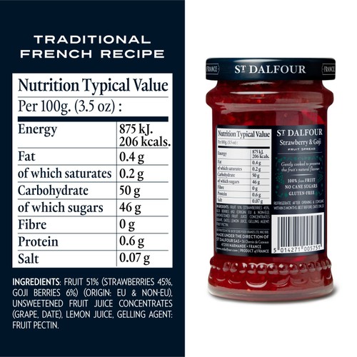St Dalfour Strawberry & Goji Fruit Spread
