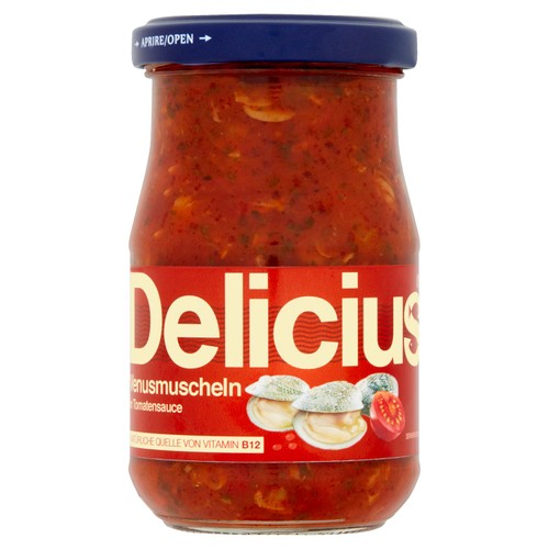 Delicius Unshelled Clams with Tomato Sauce