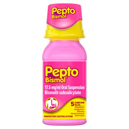 Pepto Bismol Stomach Remedy Liquid Original Flavour, 120ml Pepto Bismol Stomach Remedy Liquid Original Flavour, 120ml