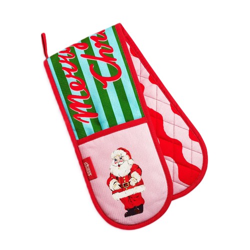 Eleanor Bowmer Santa Double Oven Glove