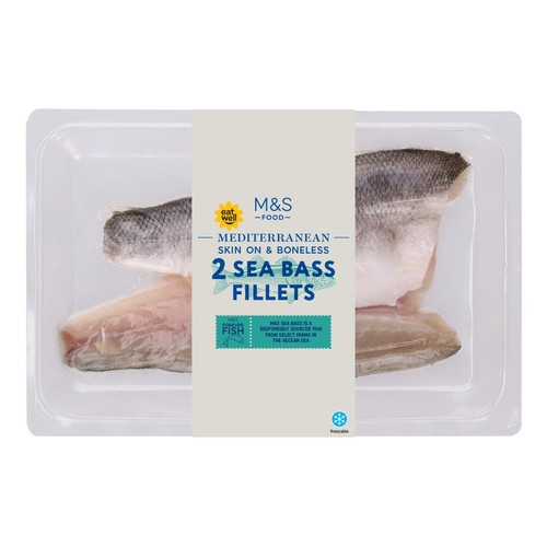 M&S 2 Sea Bass Fillets
