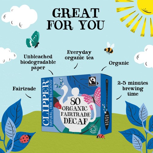 Clipper Organic Naturally Decaffeinated Tea Bags