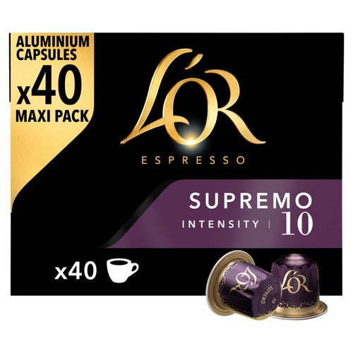 L'OR Espresso Supremo Coffee Pods Intensity 10