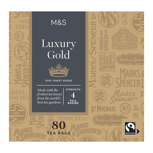 M&S Fairtrade Luxury Gold Teabags