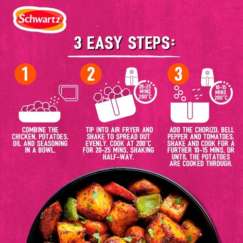 Schwartz Air Fry Chorizo Chicken Recipe Mix