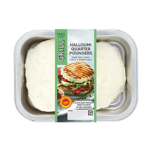 M&S Grill Halloumi Quarter Pounders