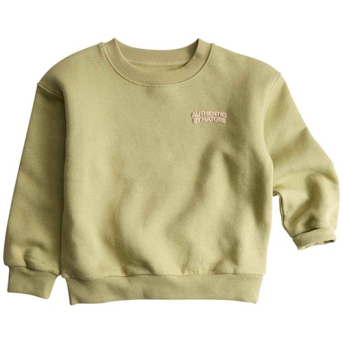 M&S Unisex Cotton Rich Graphic Sweatshirt, 5-6 Years, Avocado