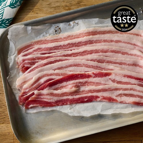 DukesHill British Unsmoked Dry Cured Streaky Bacon