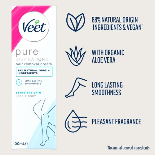 Veet Hair Removal Cream, Sensitive