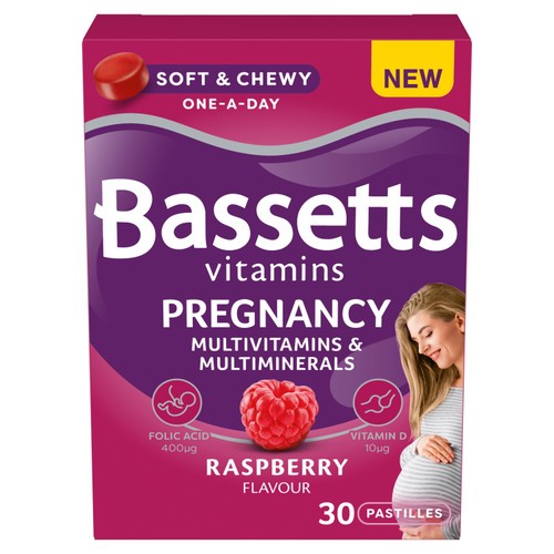 Bassetts Vitamins Pregnancy Raspberry Multivitamins & Multiminerals 30s