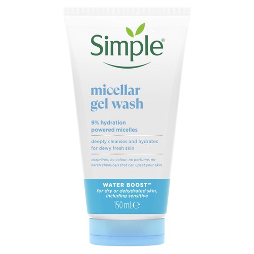 Simple Water Boost Micellar Gel Wash Sensitive Skin