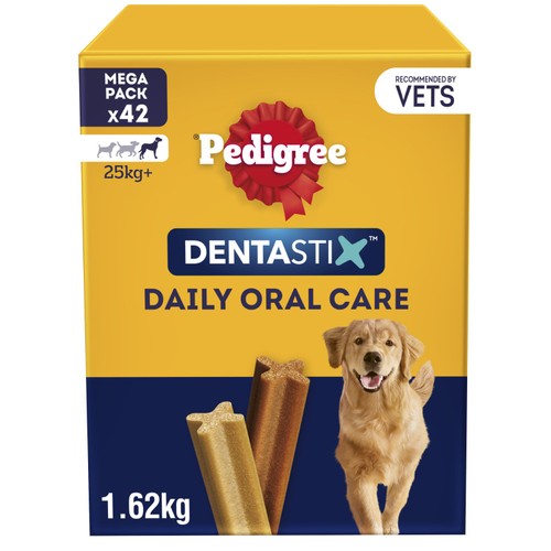 Pedigree Dentastix Daily Adult Large Dog Treats 42 x Dental Sticks