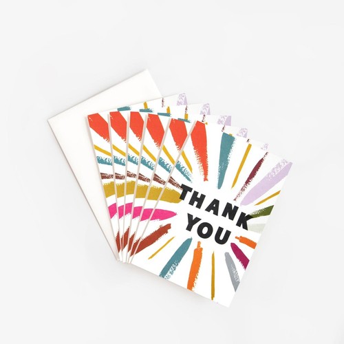 Caroline Gardner Thank You Colourful Brush Set
