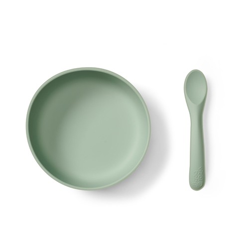 Vital Baby Silicone Suction Feeding Bowl Set - Mint