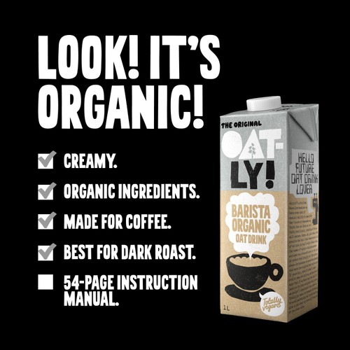 Oatly Oat Drink Barista Organic