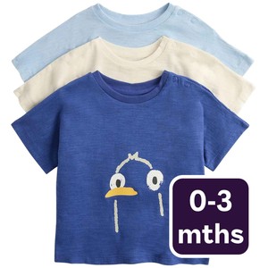 Seaside Animal Print Tops, 0-3 Months, Blue