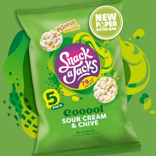 Snack a Jacks Sour Cream & Chive Rice Cakes