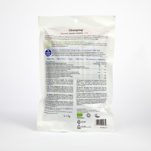 Clearspring Organic Seaveg Crispies Multipack - Chilli