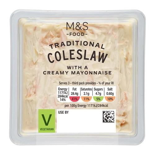 M&S Traditional Coleslaw
