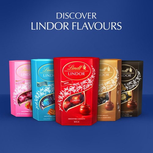 Lindt Lindor Blue Assorted Milk Chocolate Truffles Box