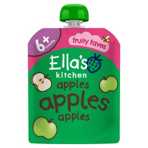 Ella's Kitchen Apples Apples Apples First Tastes Baby Food Pouch 4+ Months