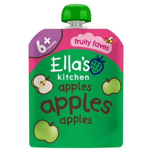 Ella's Kitchen Apples Apples Apples First Tastes Baby Food Pouch 6+ Months
