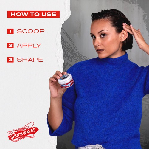 Wella Shockwaves Messy Matte Clay