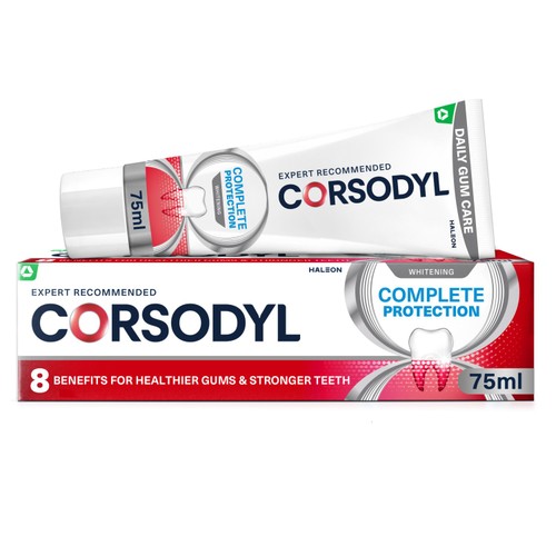 Corsodyl Complete Protection Gum Care Whitening Toothpaste