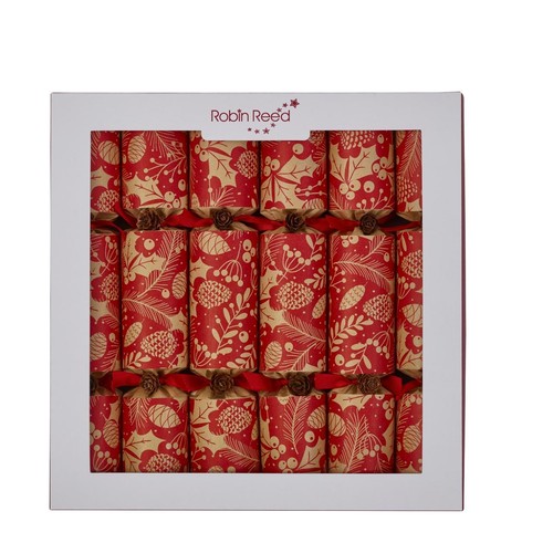 Winter Pine Cones Crackers 6 pack