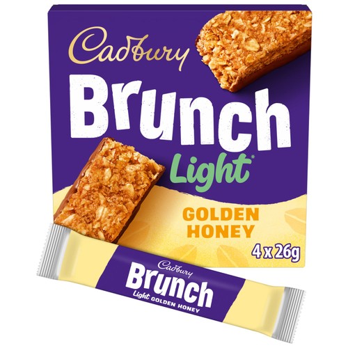 Cadbury Brunch Light Honey and Oat Chocolate Cereal Bars