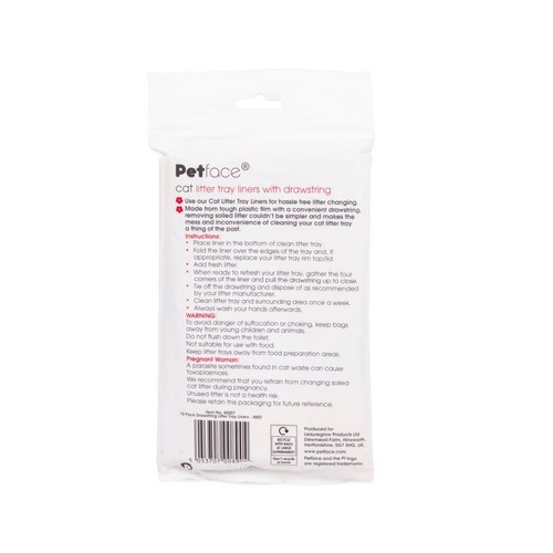 Petface Drawstring Cat Litter Liners Medium 