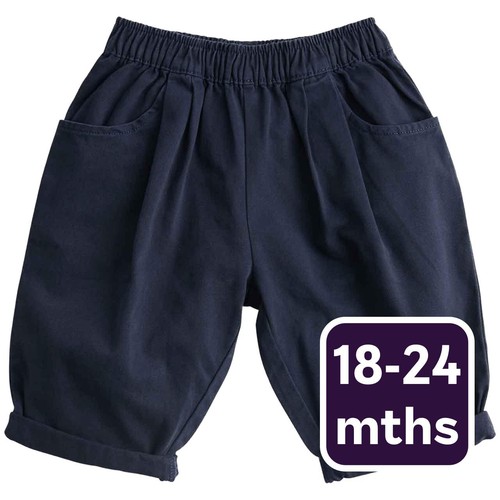 M&S Pure Cotton Chinos, 18-24 Months, Navy