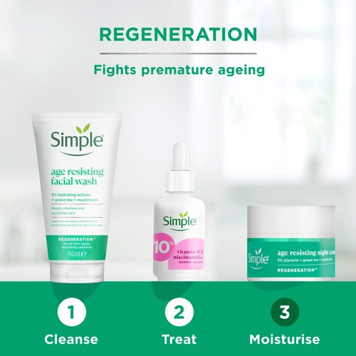 Simple Age Resisting Night Cream Moisturiser 