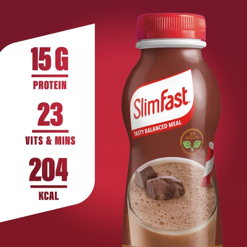 SlimFast Chunky Chocolate Milkshake Multipack 