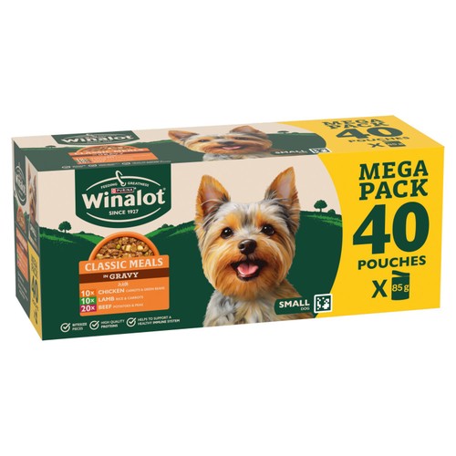 Winalot Meaty Chunks Small Dog Mixed in Gravy Wet Dog Food