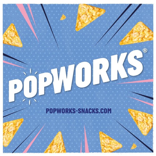 Popworks Sweet BBQ Popped Crisps Sharing Bag