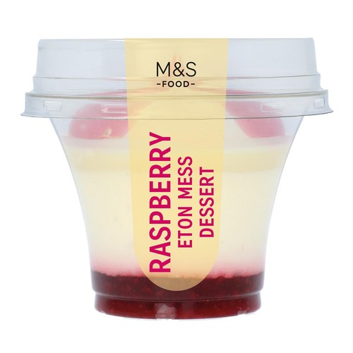 M&S Raspberry Eton Mess Dessert