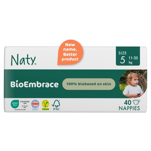 Naty BioEmbrace Big Pack Nappies Size 5 (11-25kg)