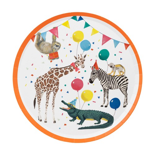 Safari Animal Paper Party Plates