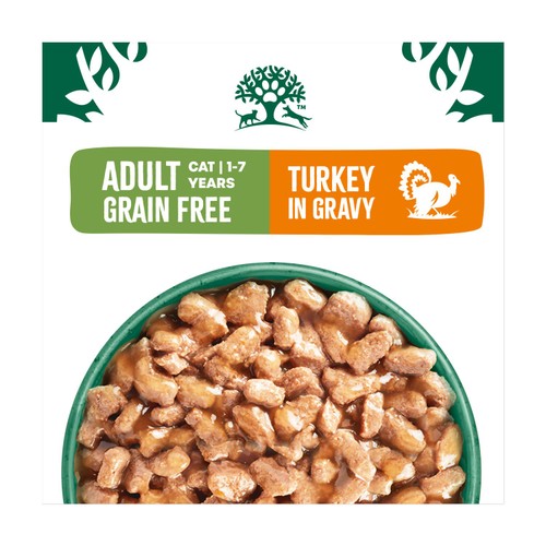 James Wellbeloved Grain Free Adult Wet Cat Food Turkey in Gravy Pouches