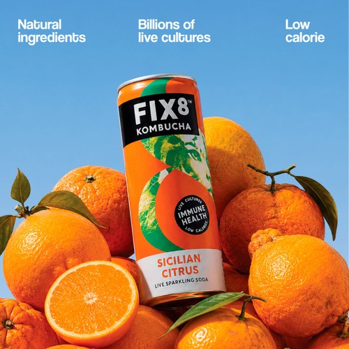 Fix8 Sicilian Citrus Kombucha Multipack