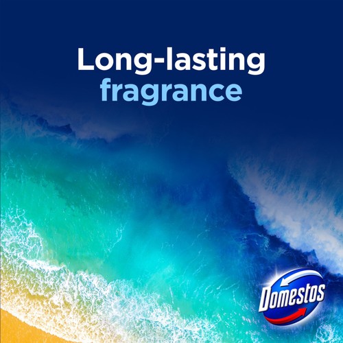 Domestos Power 5 Blue Water Toilet Rim Block Ocean