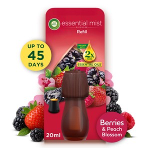 Airwick Berries & Peach Blossom Essential Mist, Single Refill