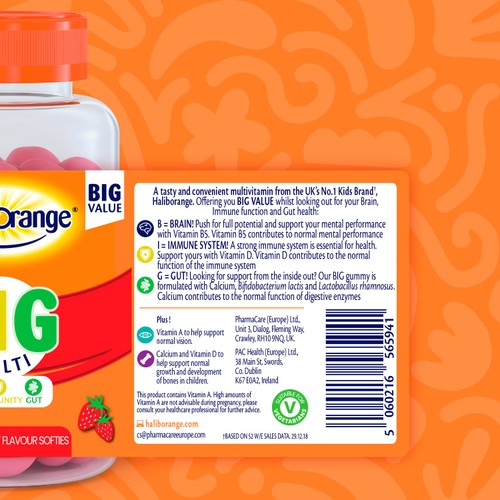 Haliborange BIG Multivitamins Strawberry