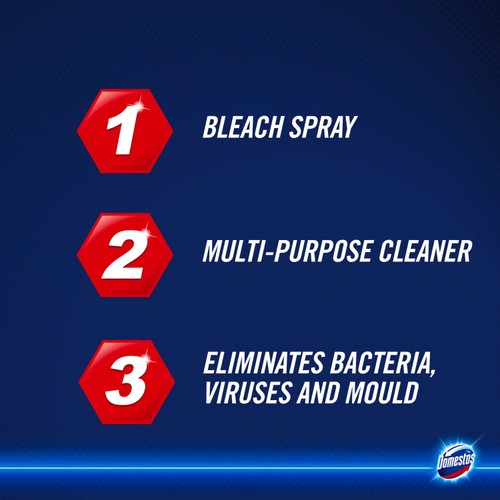 Domestos Bleach Cleaner Spray Multi-Purpose 
