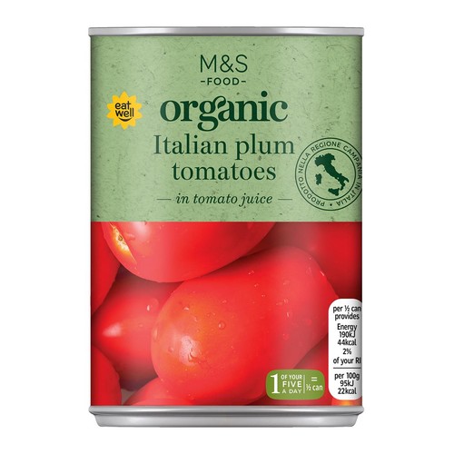 M&S Organic Italian Plum Tomatoes